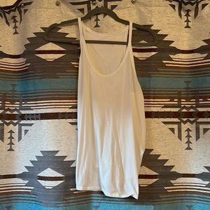 Lululemon white Tie-back racerback tank. Size 6.